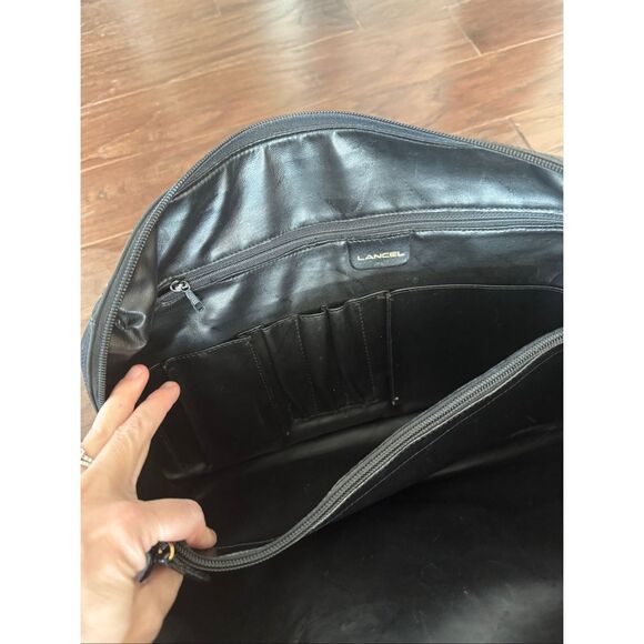 Lancel Black Leather Travel Bag - Picture 9 of 9